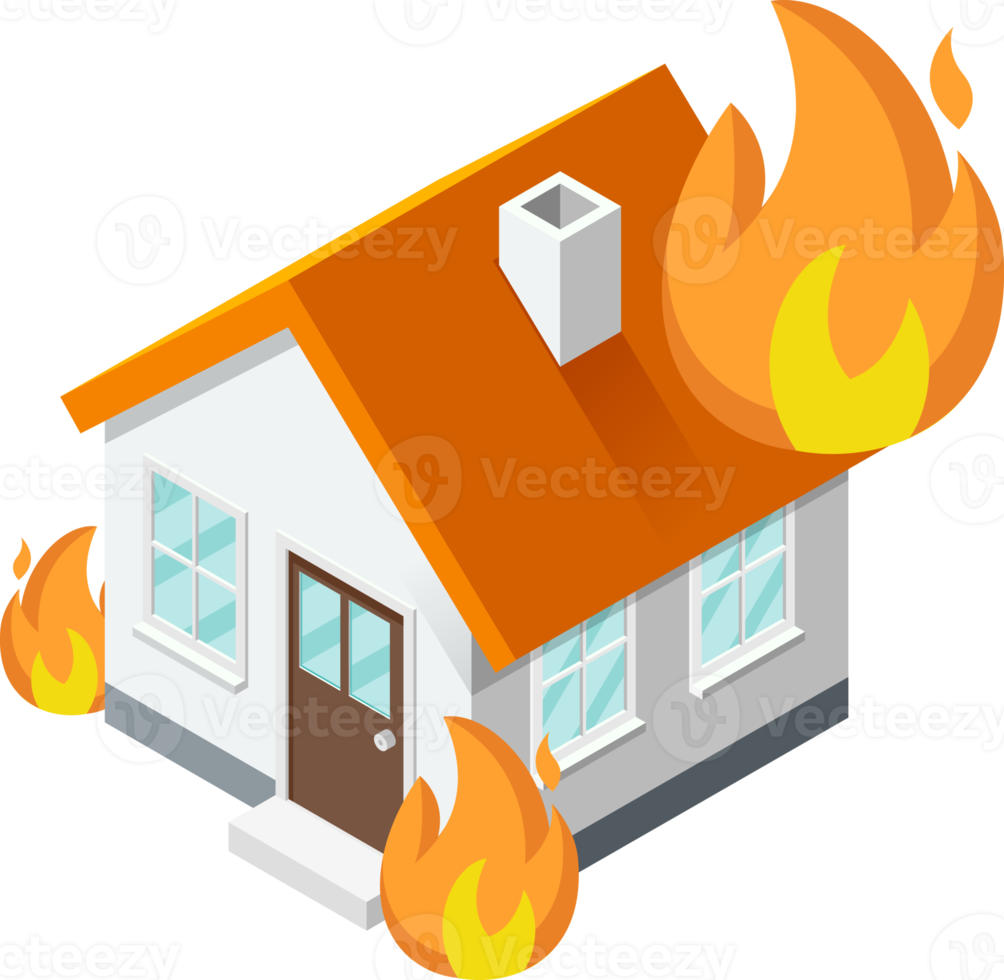 house flat color png