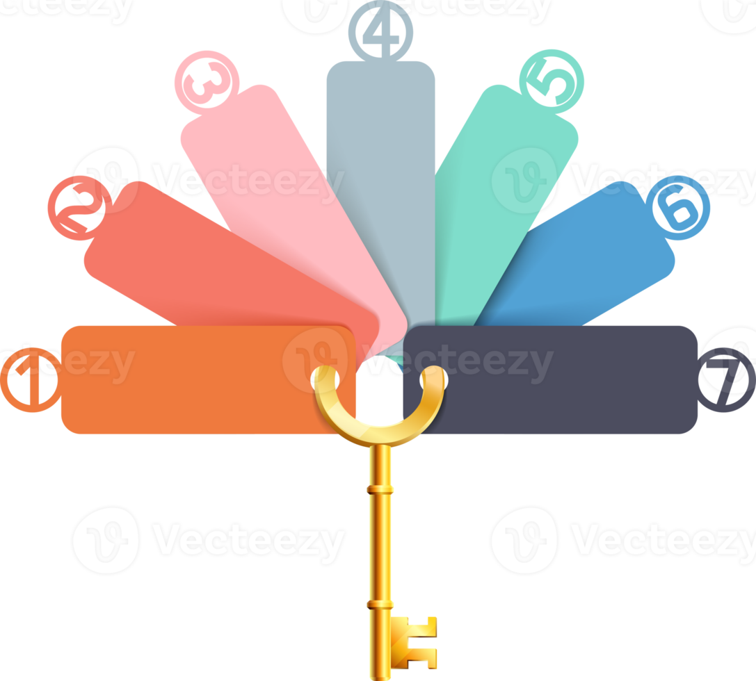 Key banner symbol png