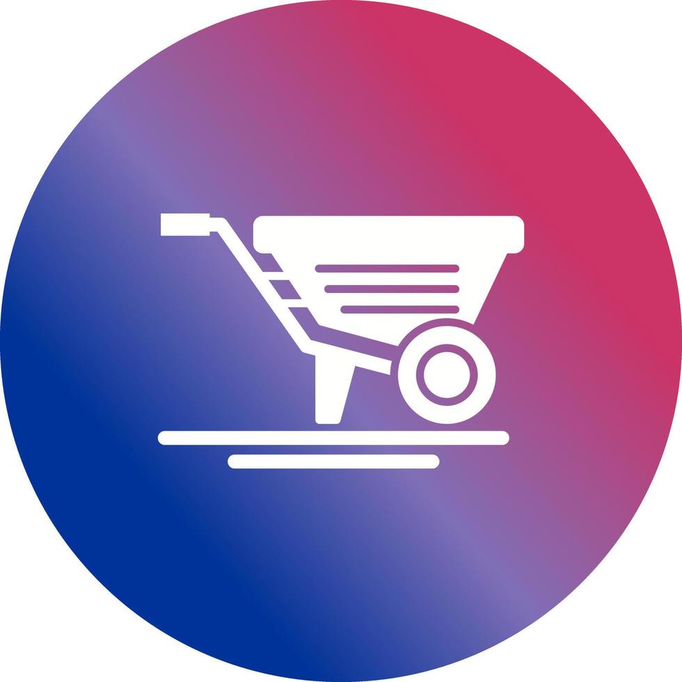 Wheelbarrow Vector Icon
