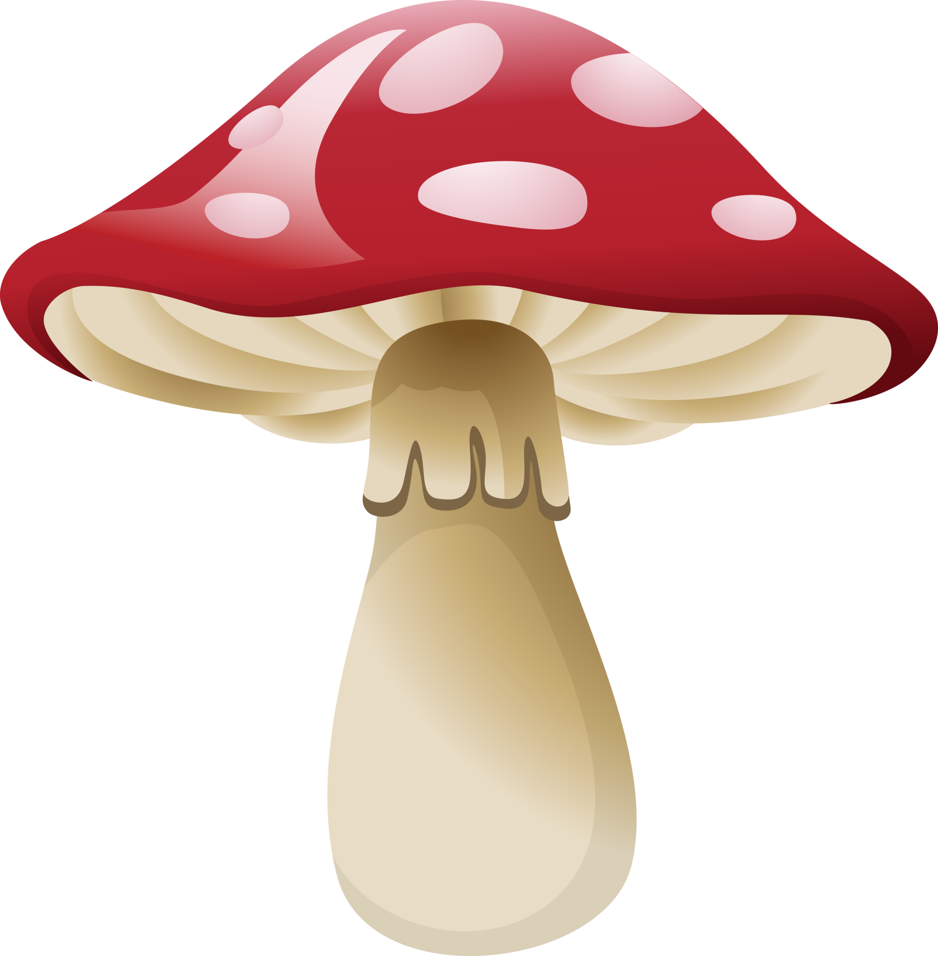 rote Pilzillustration 19023637 PNG