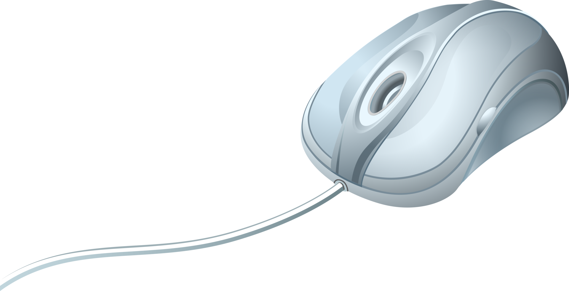 Computer mouse with cord 19023642 PNG