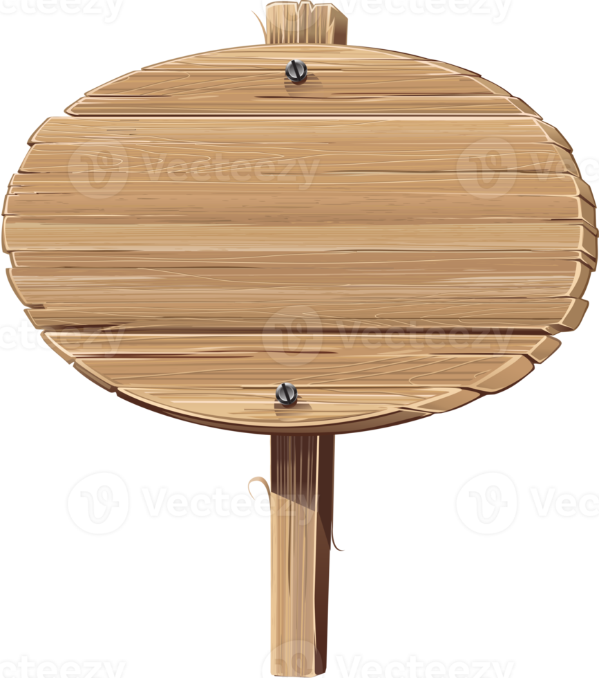 wood sign illustration png