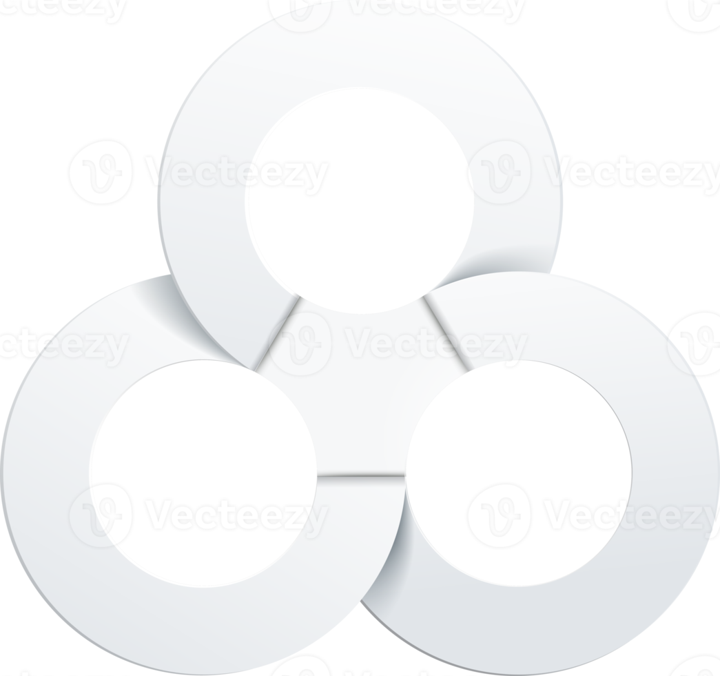 Abstract circle infographic template png