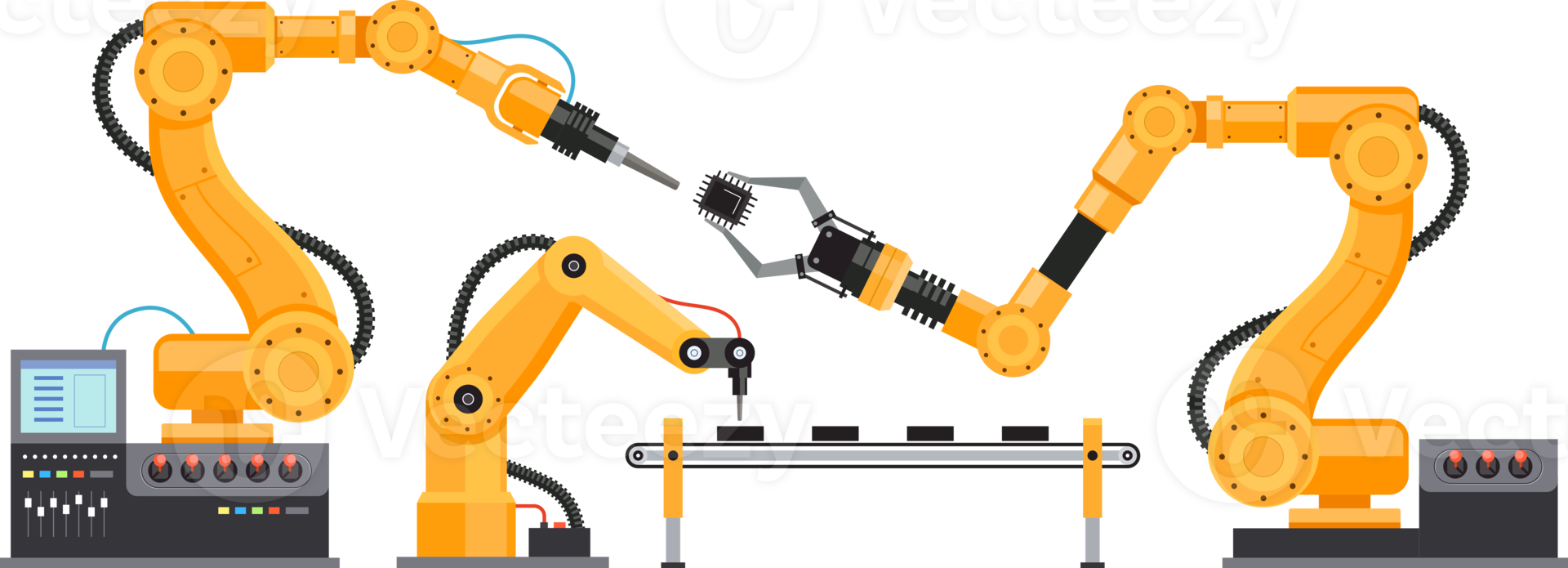 Robotic arm Industrial png