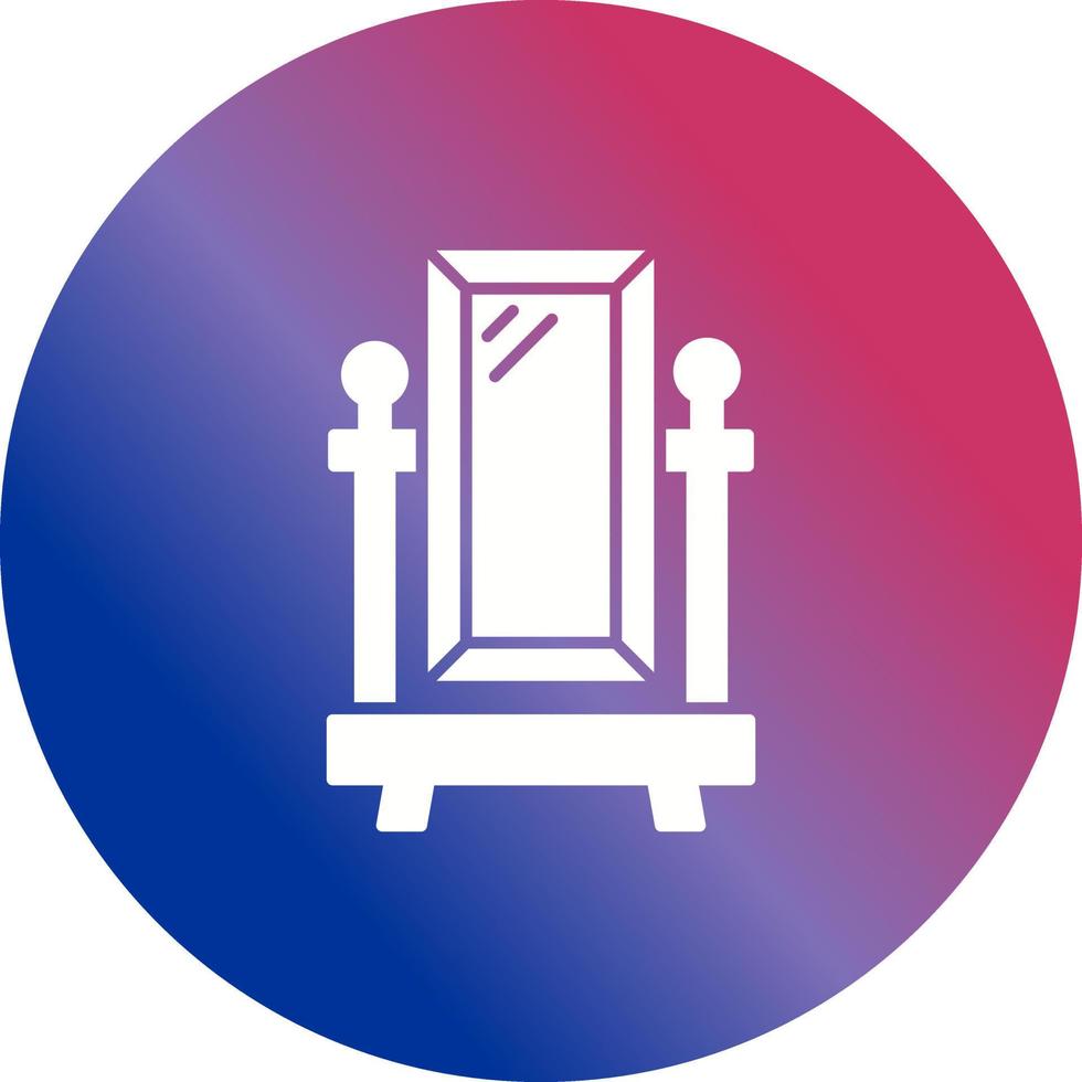 Floor Mirror Vector Icon