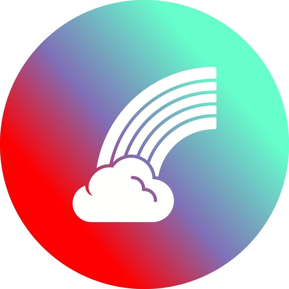 icono de vector de arco iris