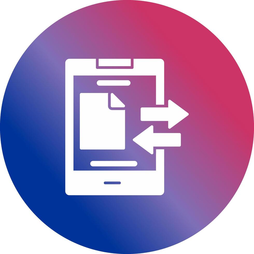 Data Transfer Vector Icon
