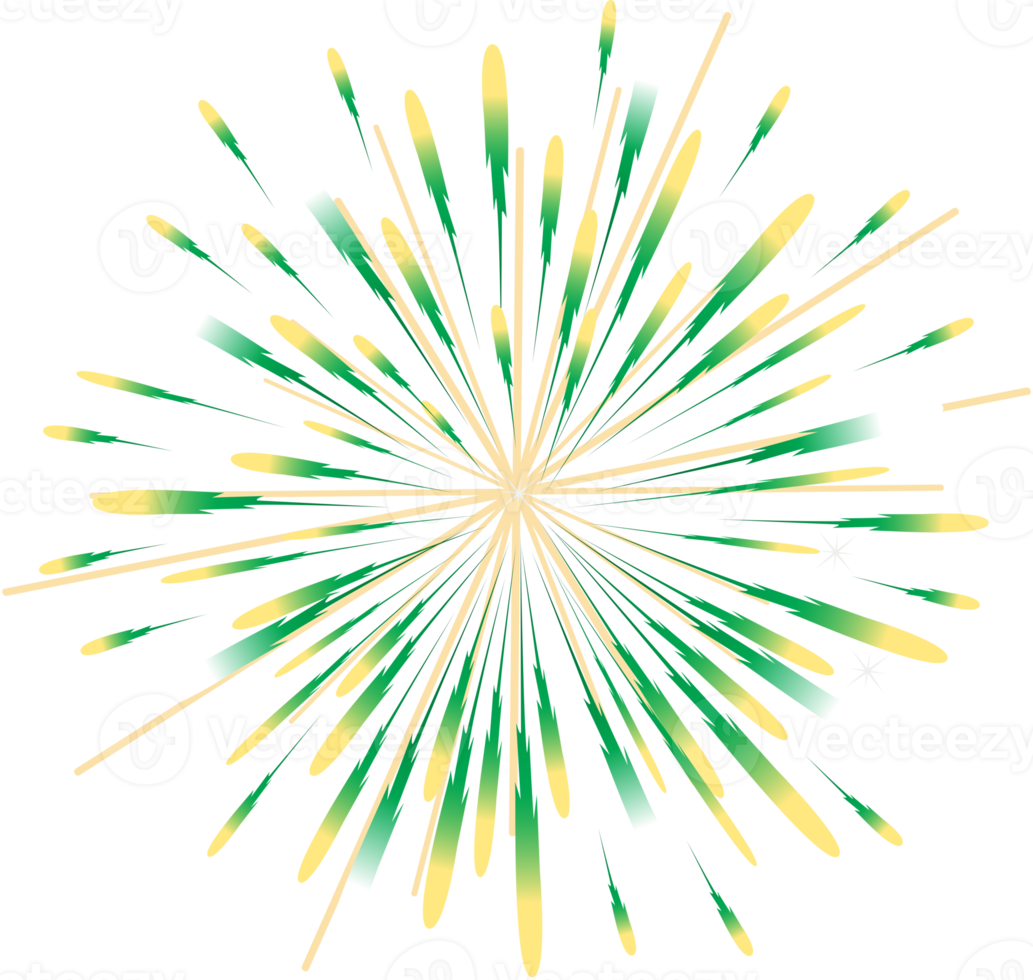 Fireworks element illustration png