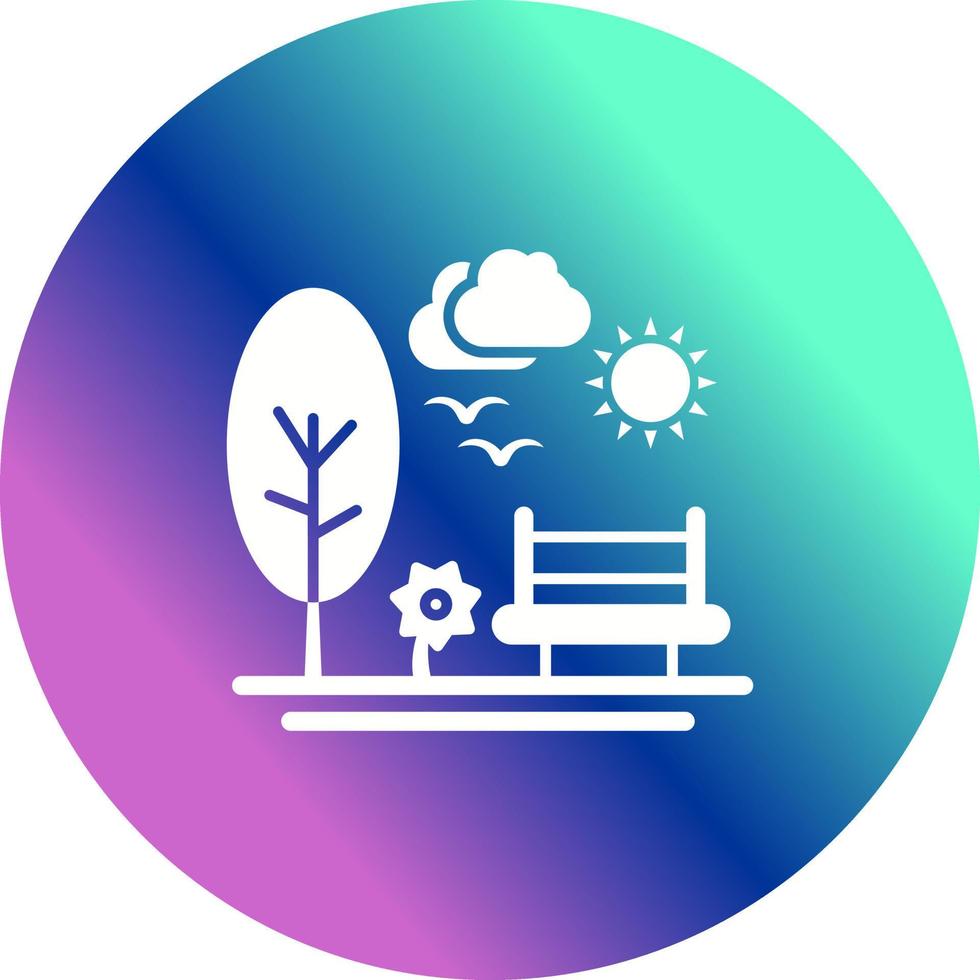 Park Vector Icon