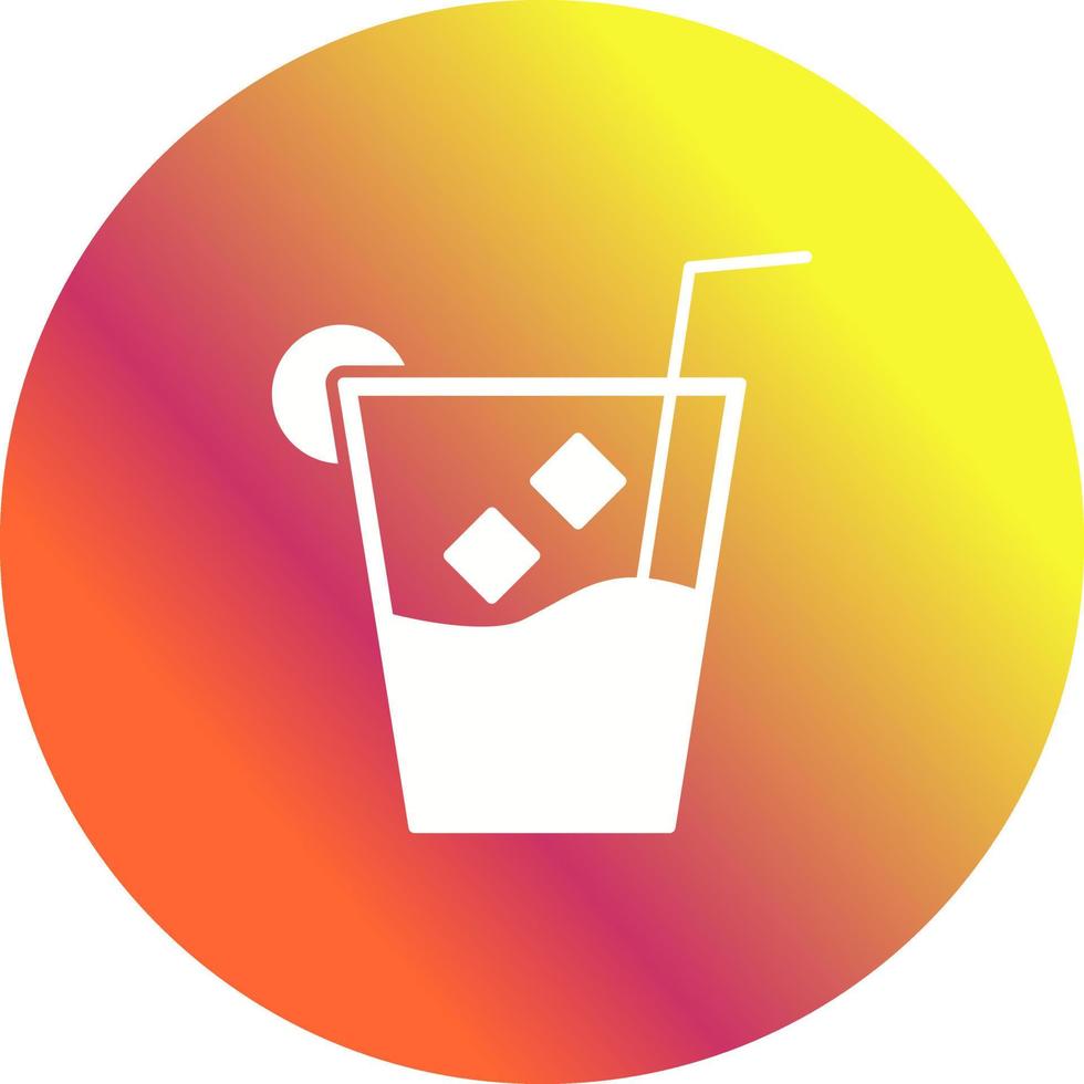 Unique Whiskey Sour Vector Icon