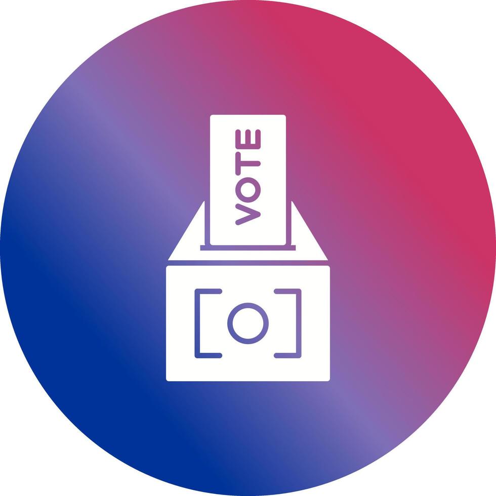 icono de vector de voto