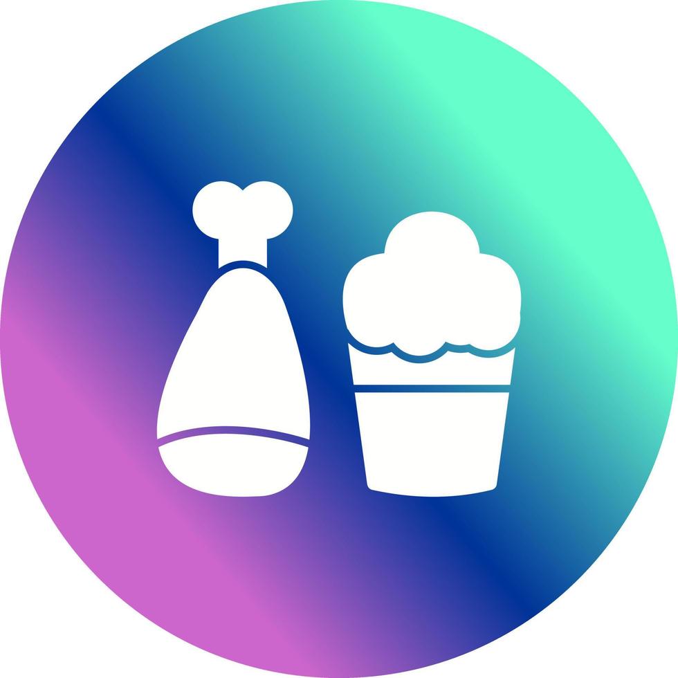 Food and Beer Vector Icon