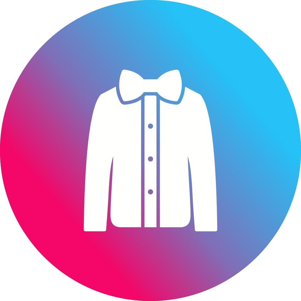 Shirt with Bow Vector Icon