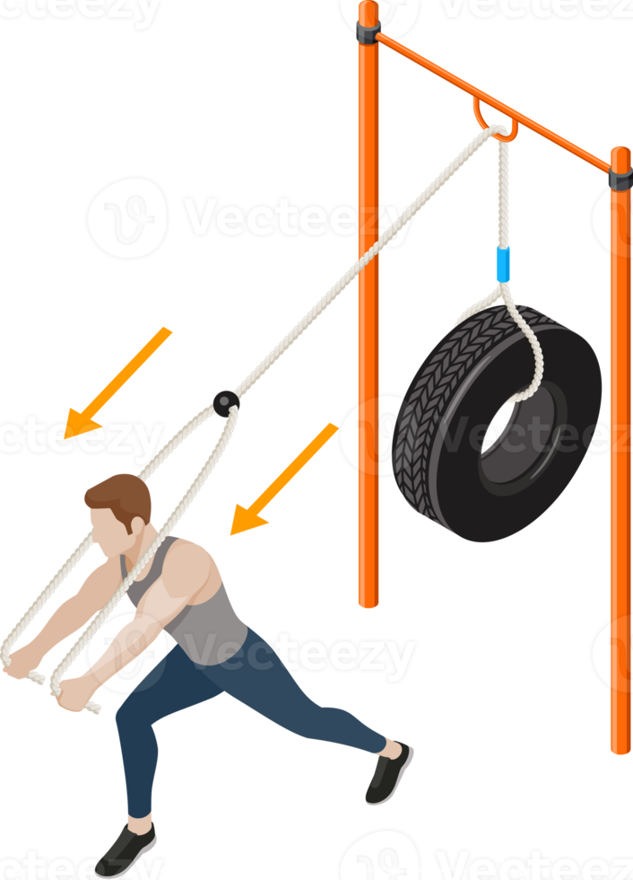 ejercicio de entrenamiento de calle de hombre png