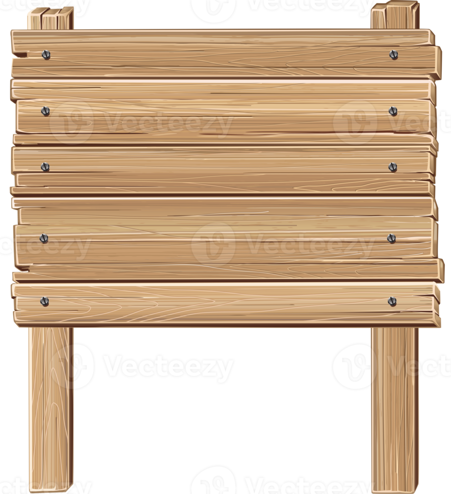 wood sign illustration png