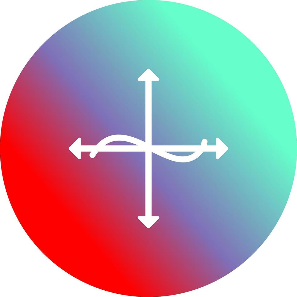 Unique Graph Vector Icon