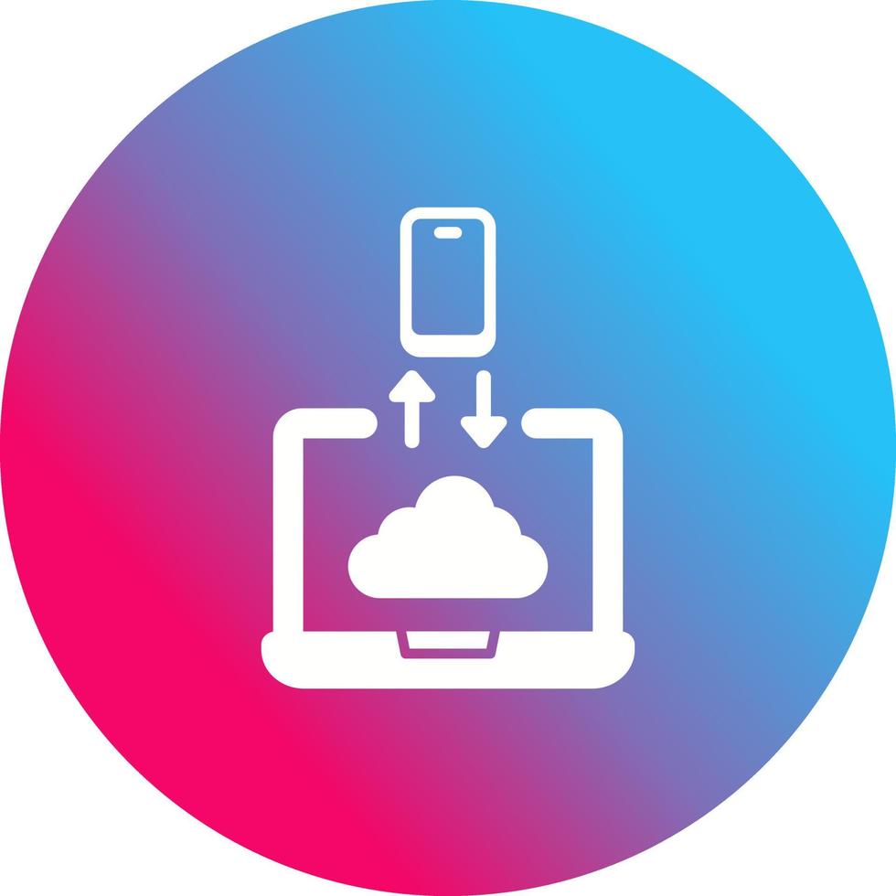 Data Transfer Vector Icon