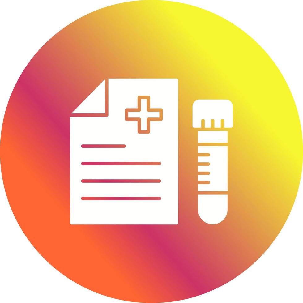 Blood Test Vector Icon