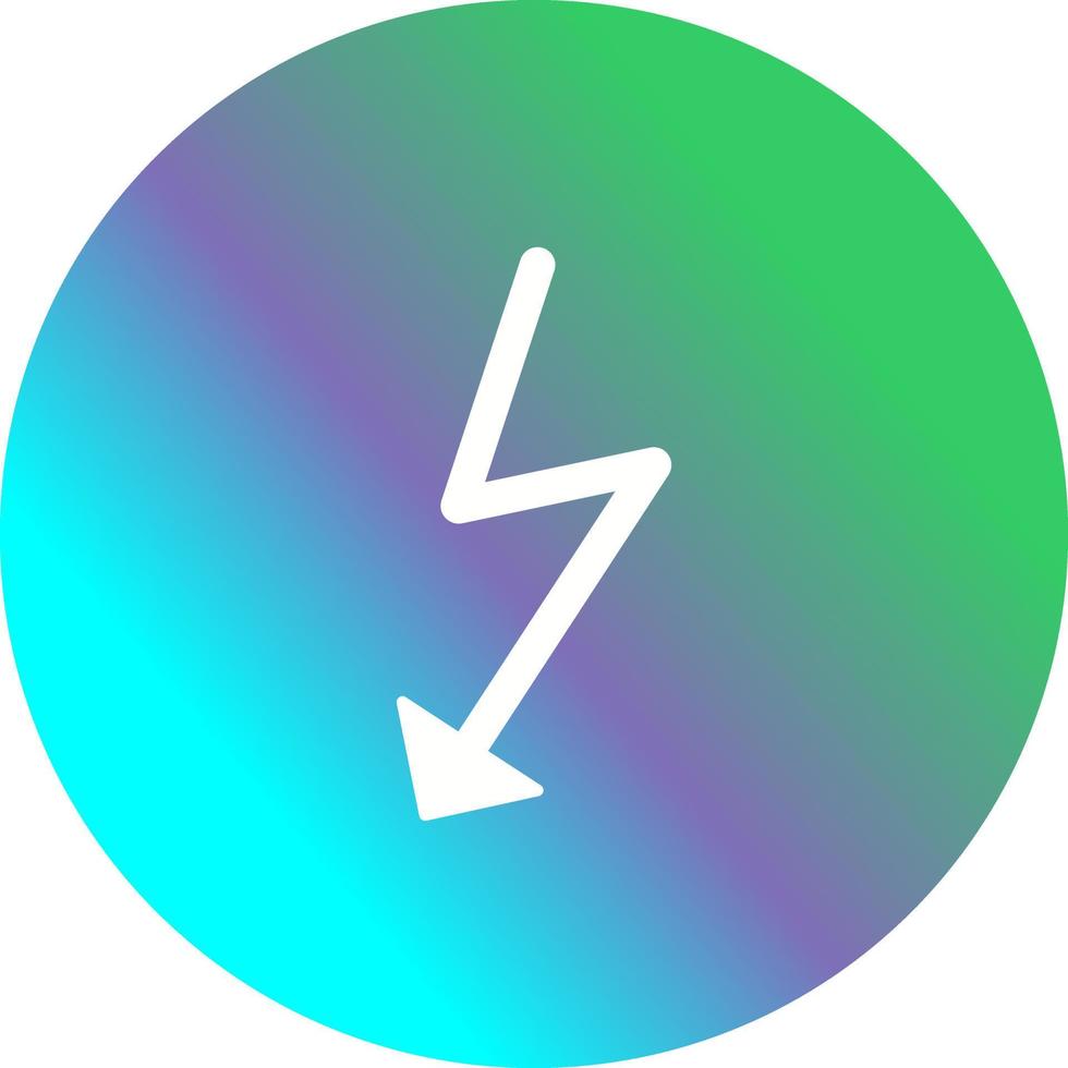 Unique Flash Vector Icon