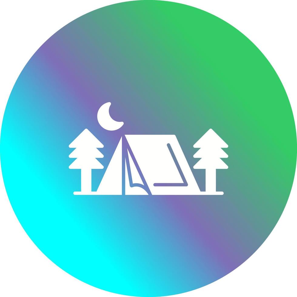 Tent Vector Icon