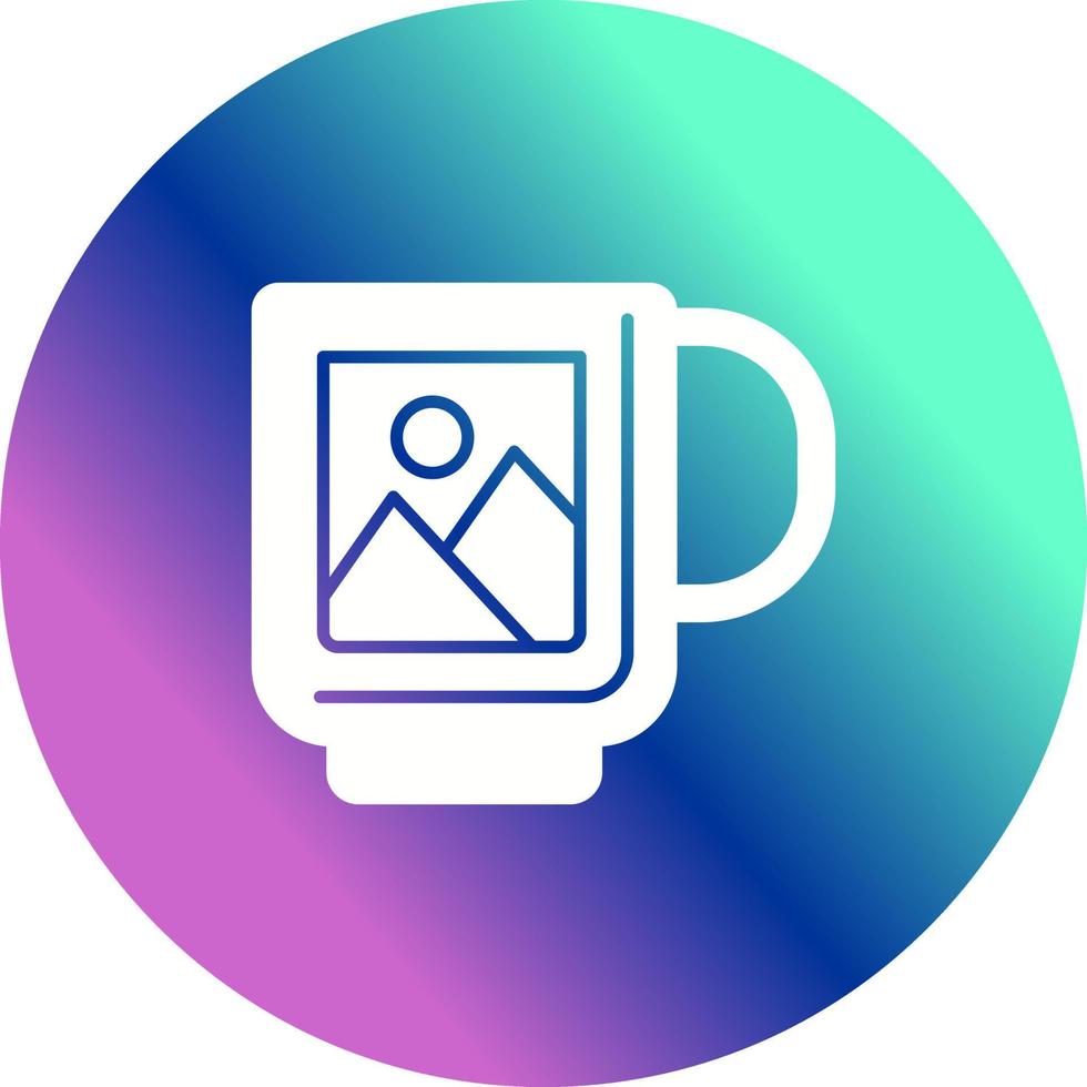 icono de vector de taza