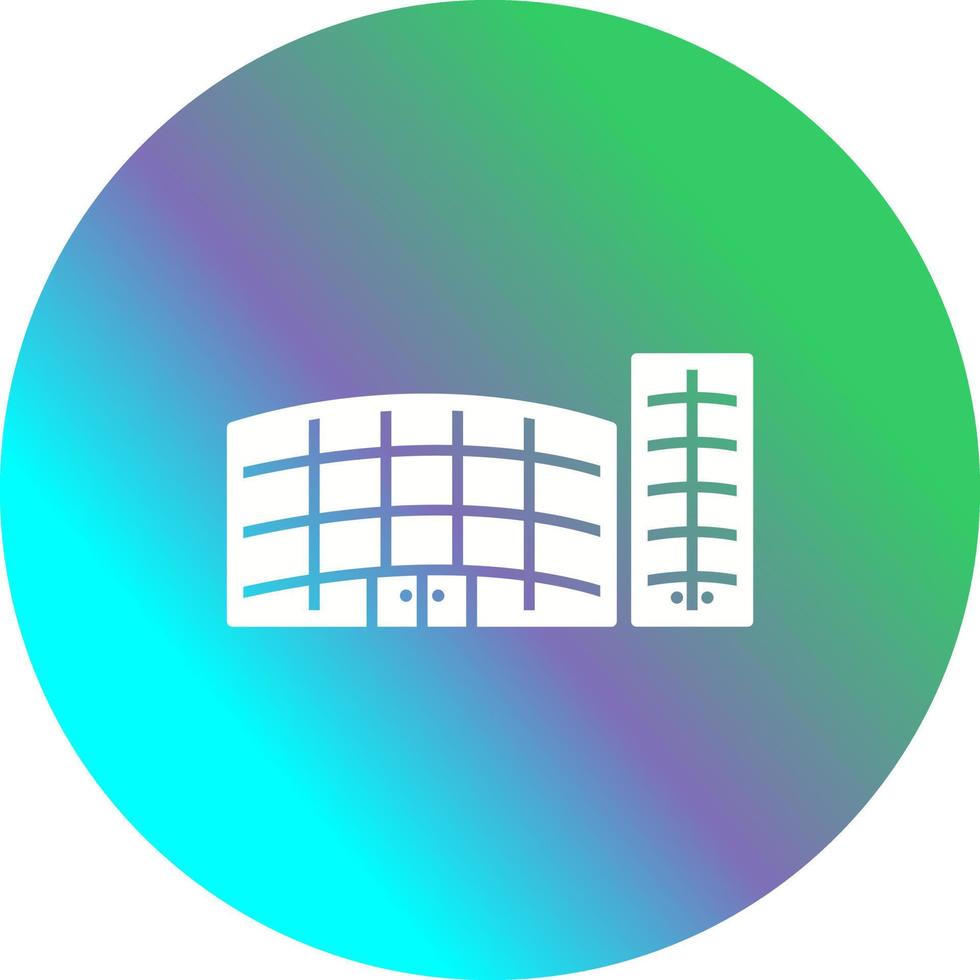 Unique Shopping Mall Vector Icon