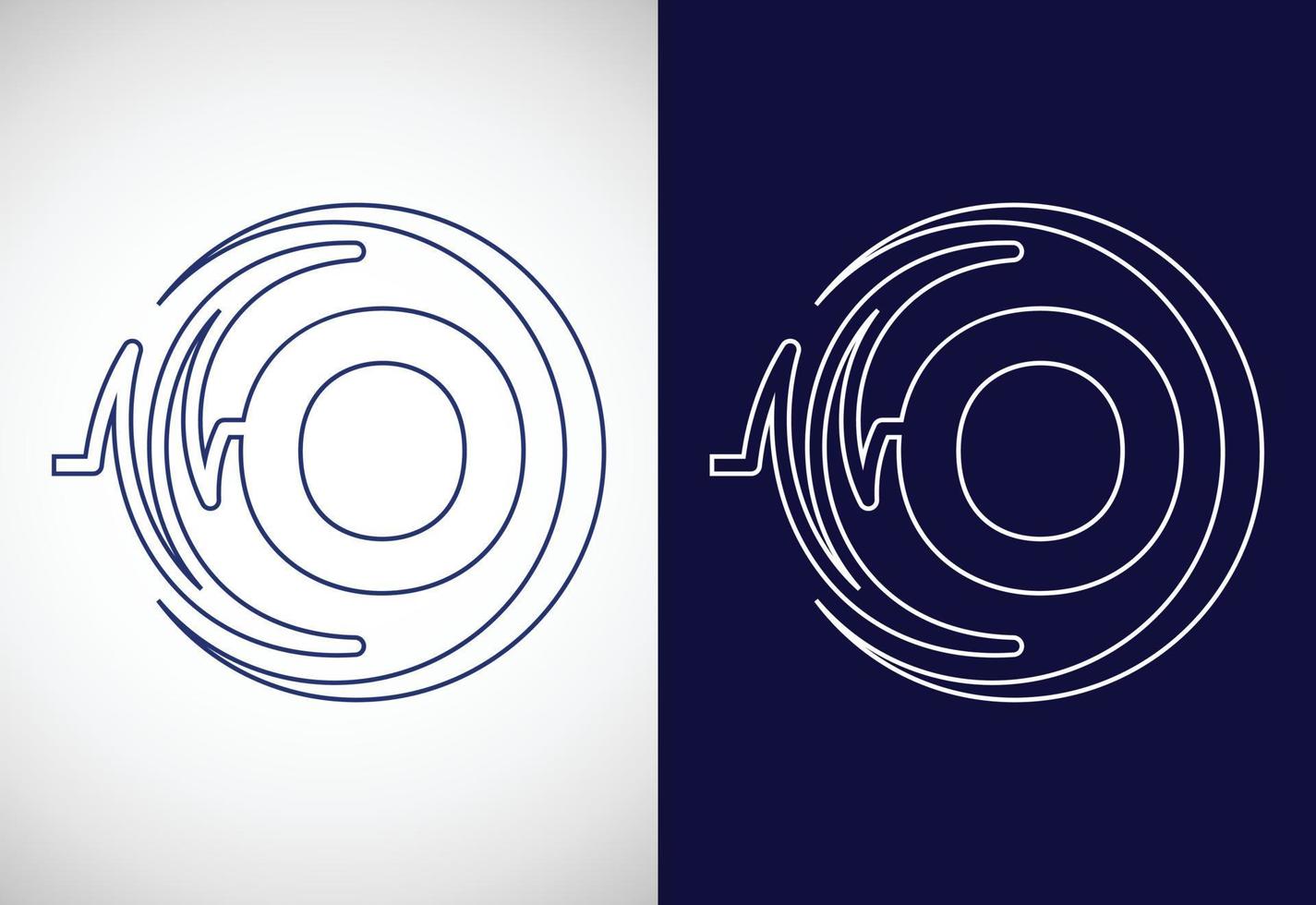 alfabeto inicial o con pulso de salud. diseño de logotipo de latido del corazón de arte lineal. logotipo para negocios médicos o de salud vector