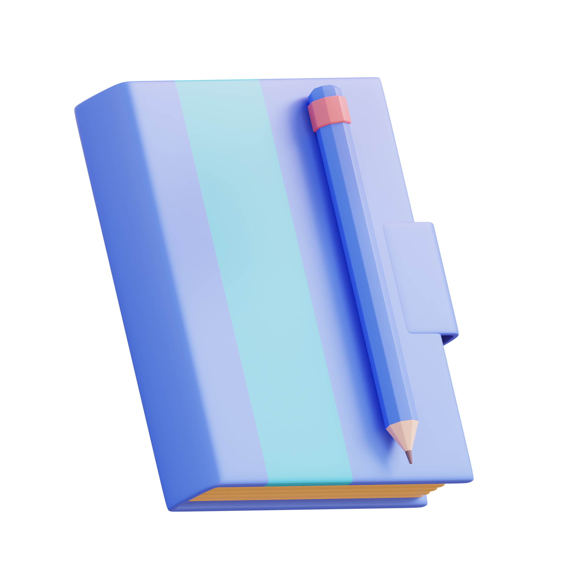 3D Illustration Of Notebook 19024750 PNG 3d-illustration-of-notebook-19024750-png