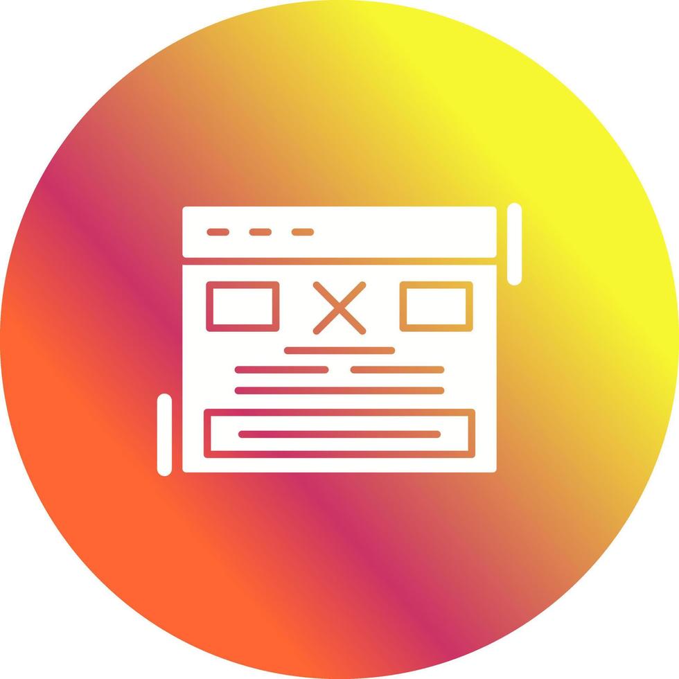 Error Vector Icon