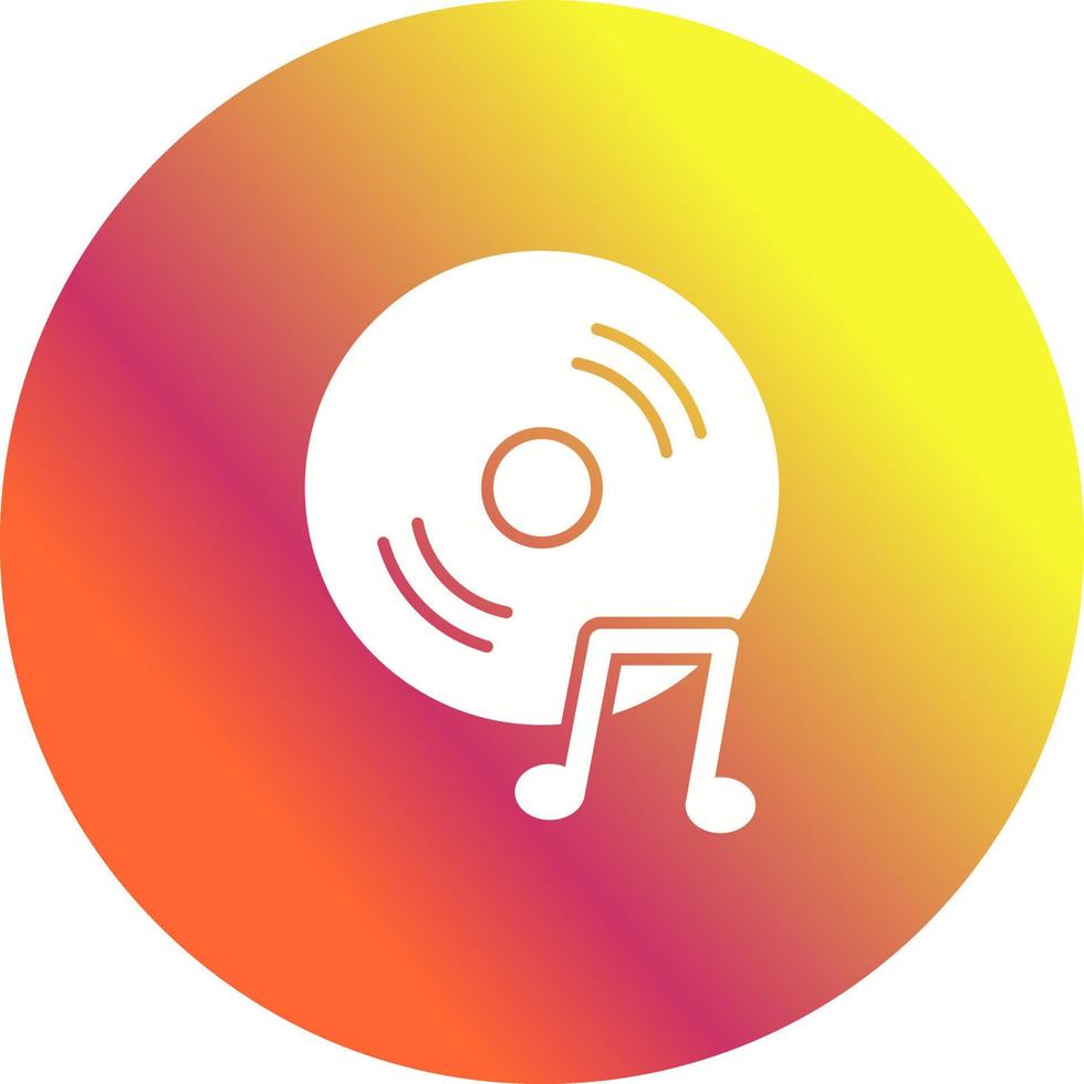 Music CD Vector Icon