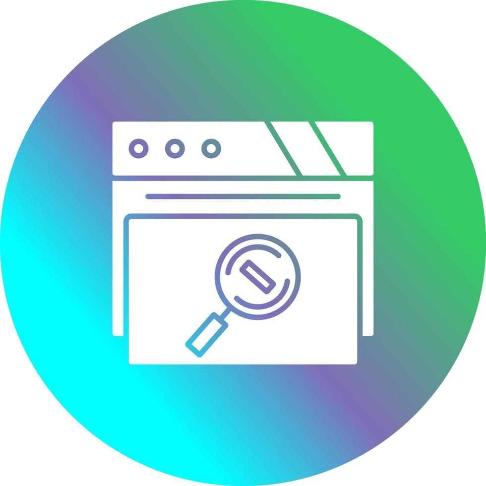 Magnifying Glass Vector Icon