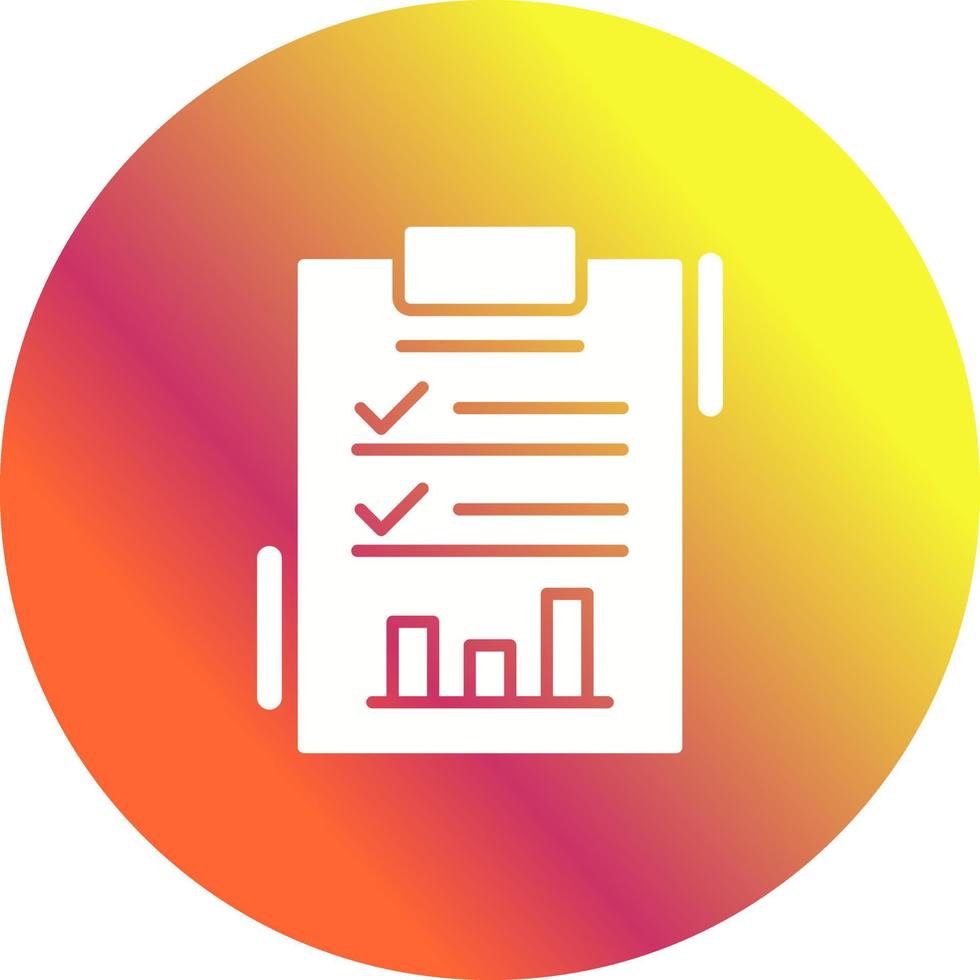 Report List Vector Icon