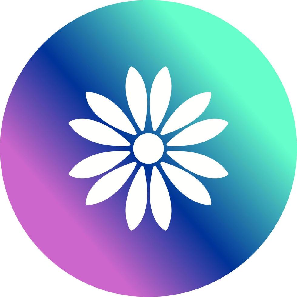 Unique Flower Vector Icon