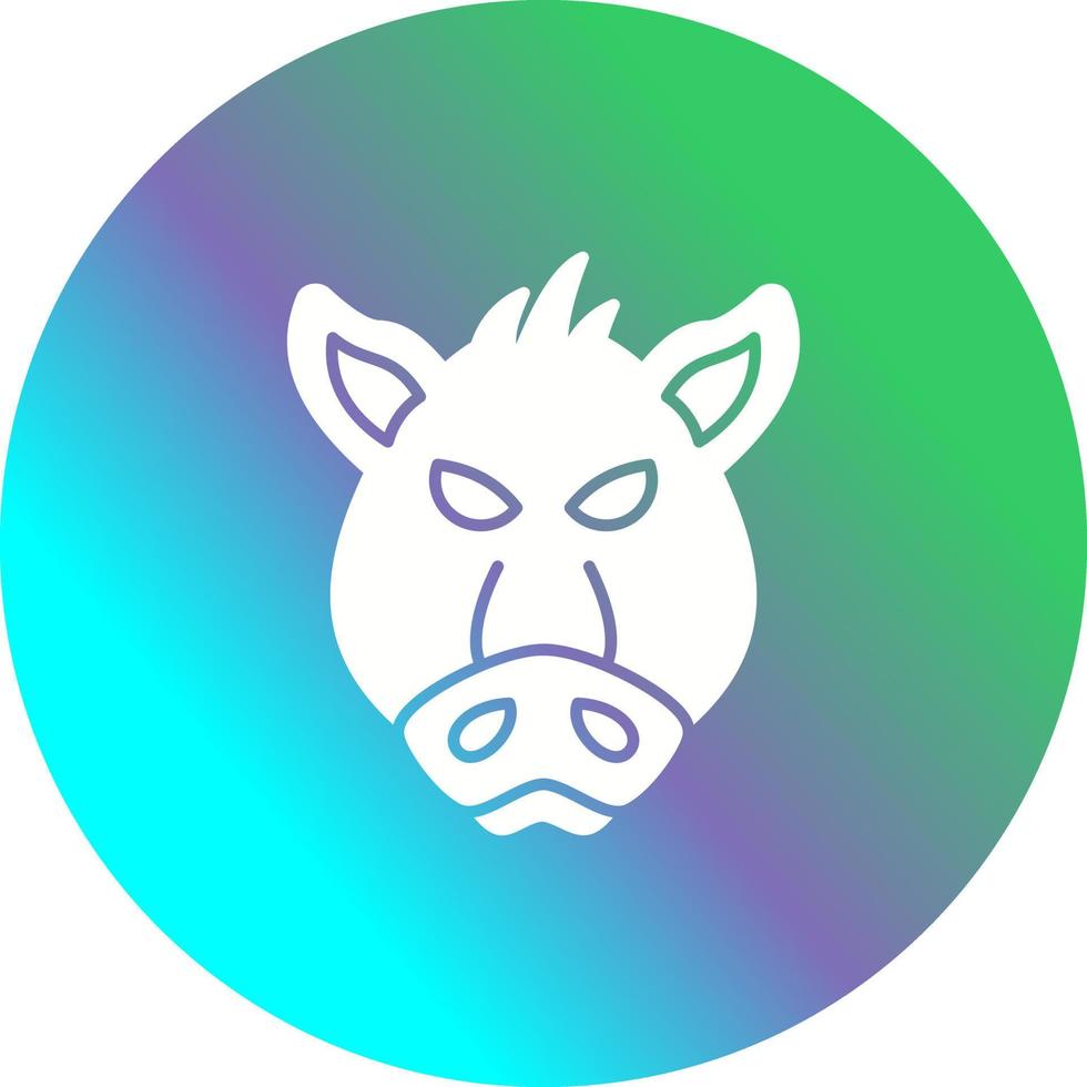 icono de vector de cerdo