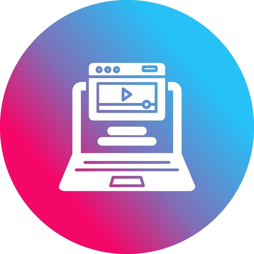 Webinar Vector Icon