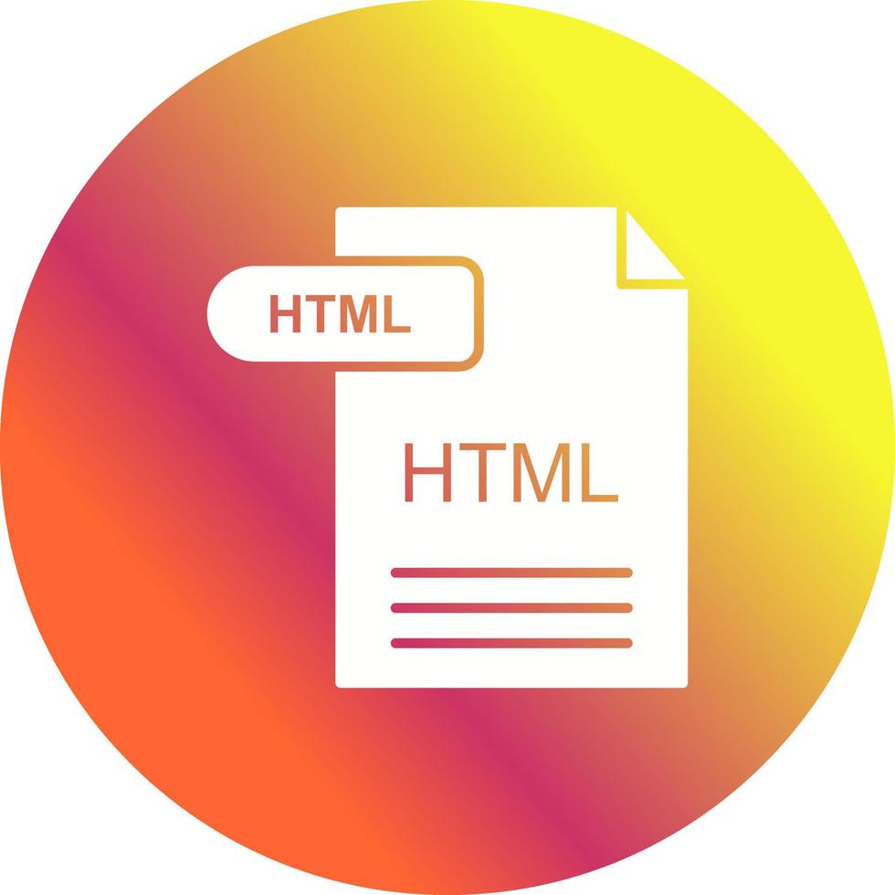 HTML Vector Icon
