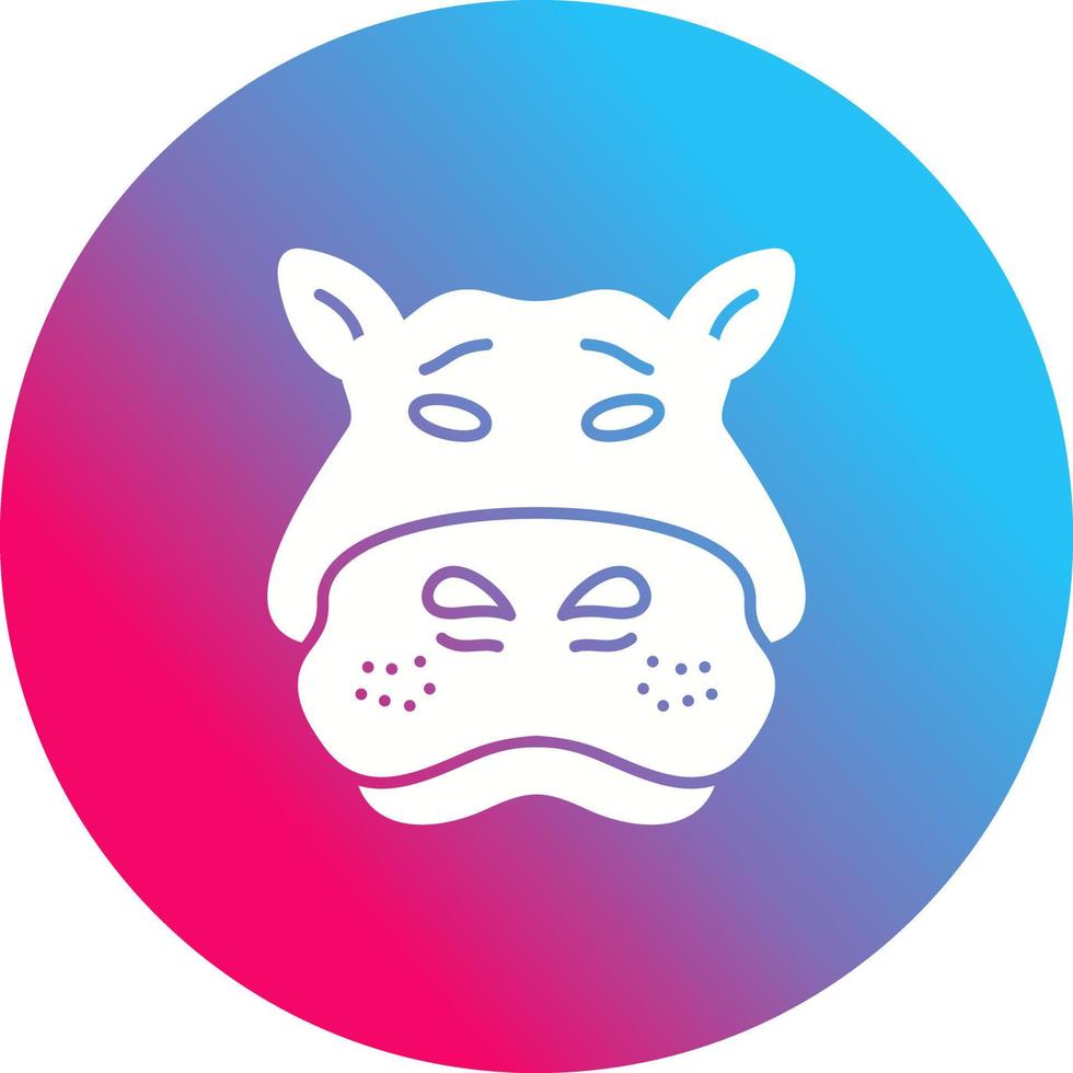 Hippo Vector Icon