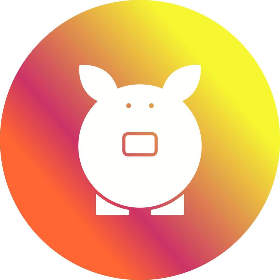 icono de vector de ahorro único