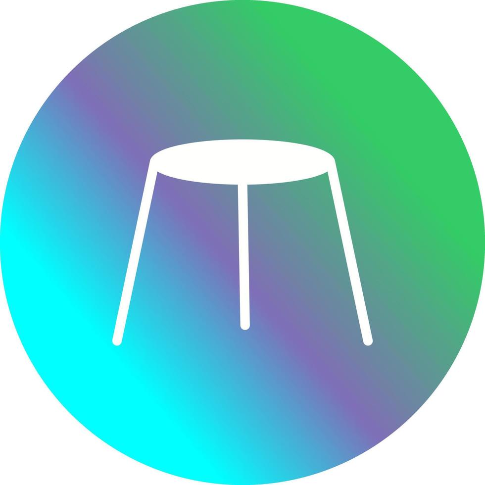 Unique Stool Vector Icon