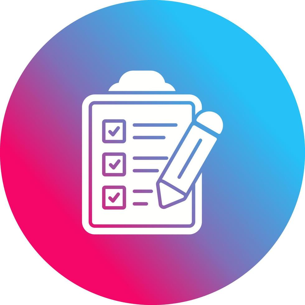 Checklist Vector Icon