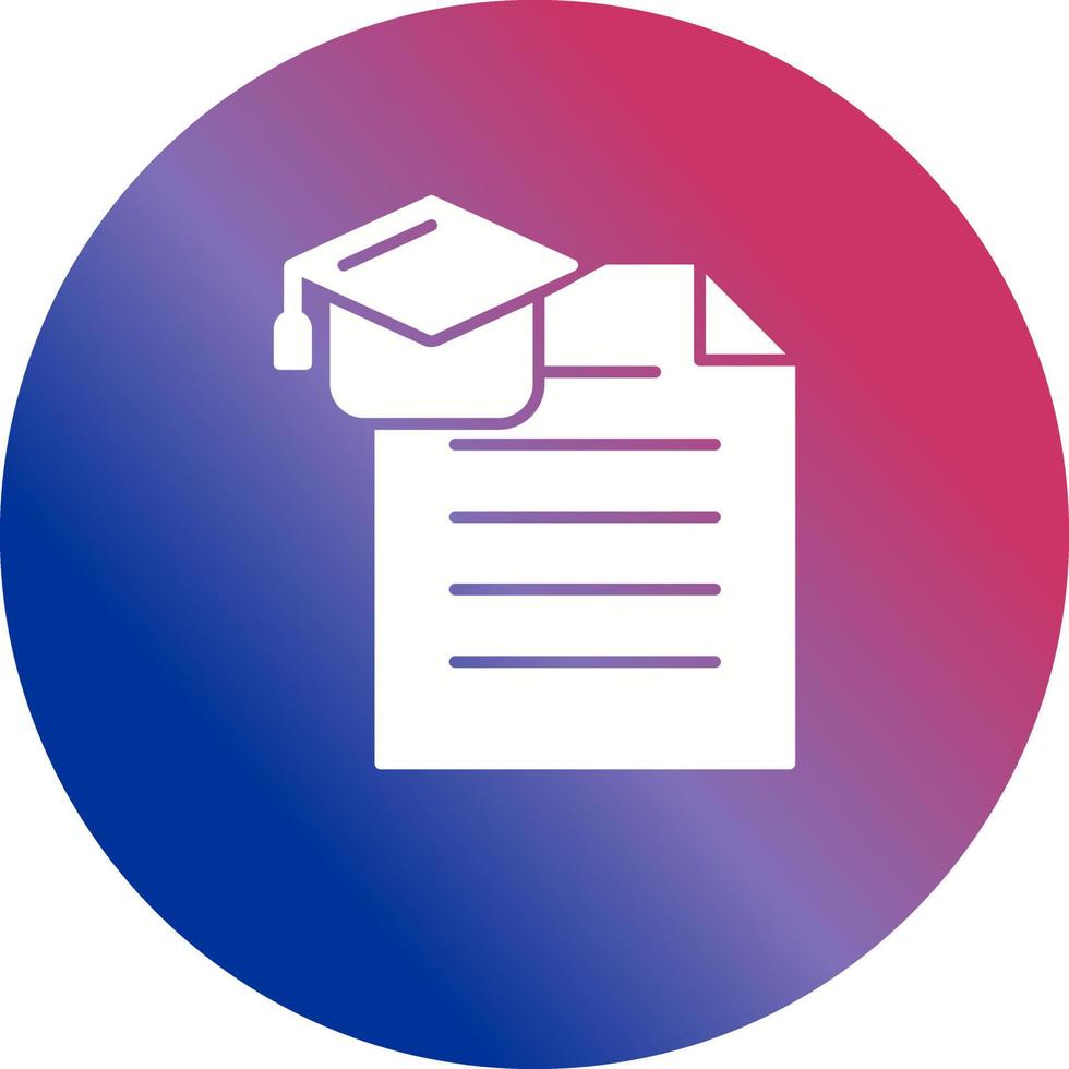 Degree Vector Icon