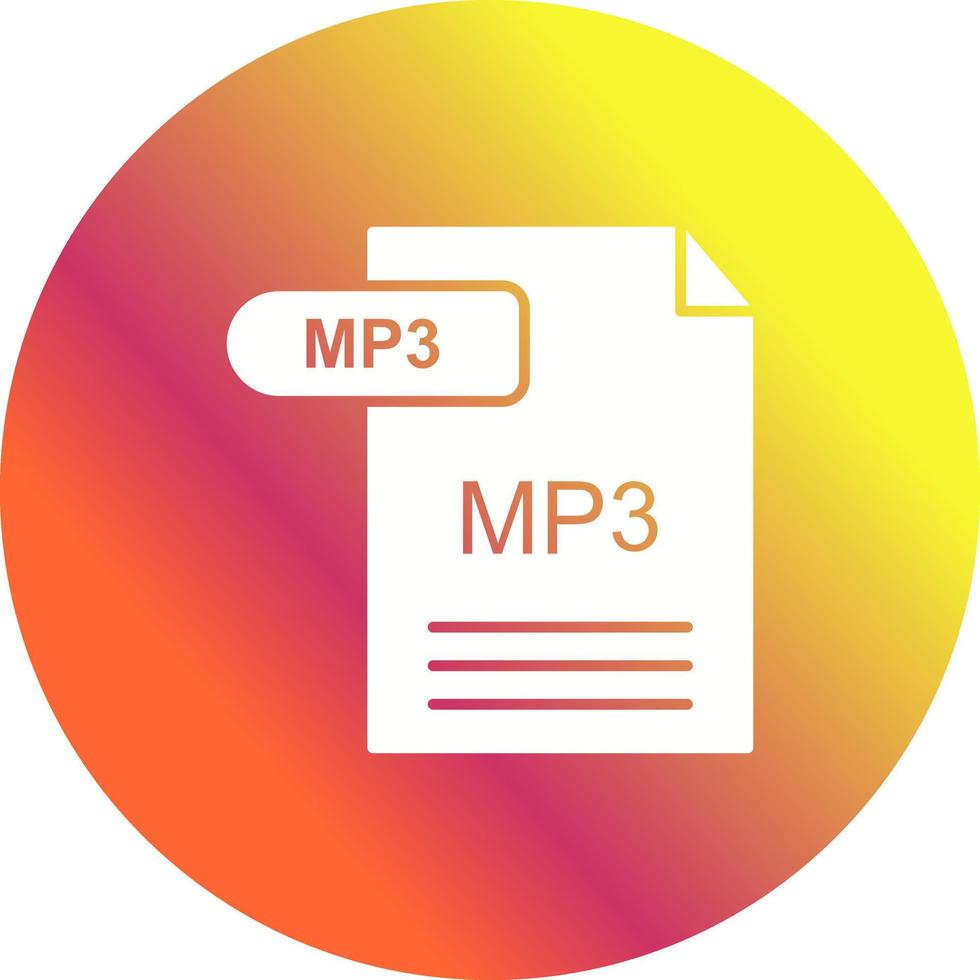 MP3 Vector Icon