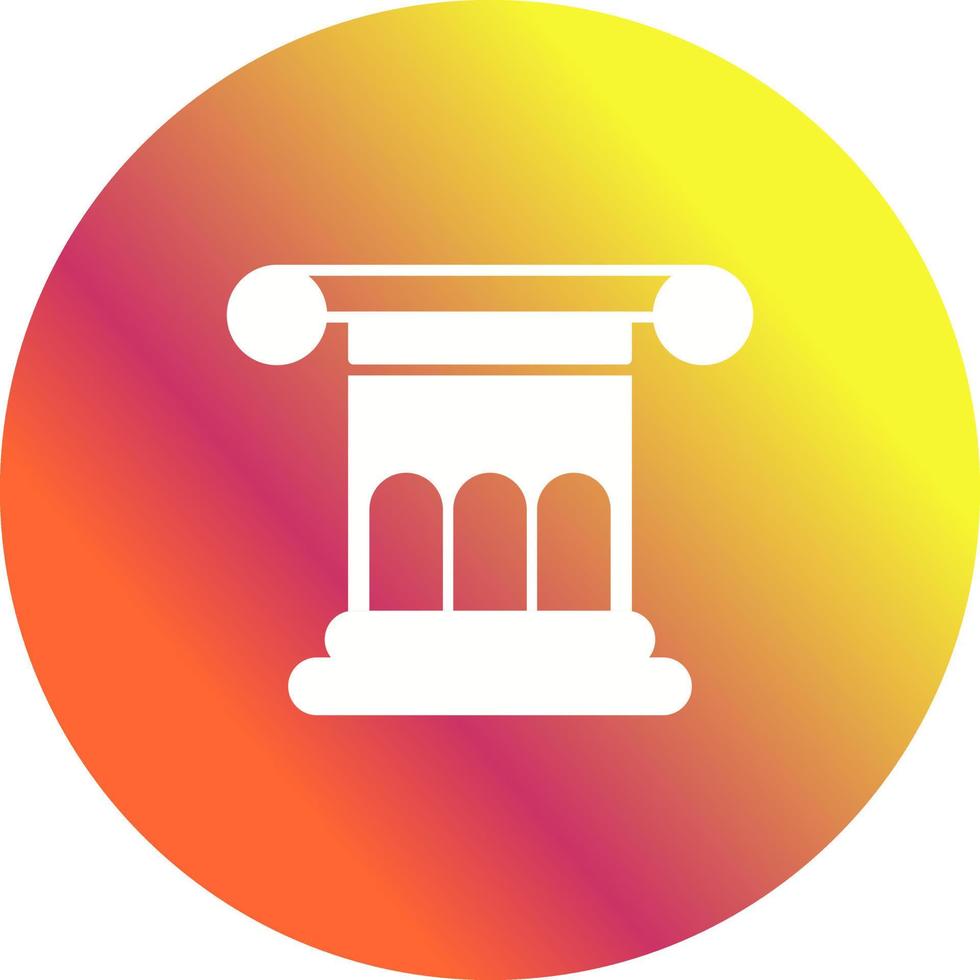 Roman Law Vector Icon