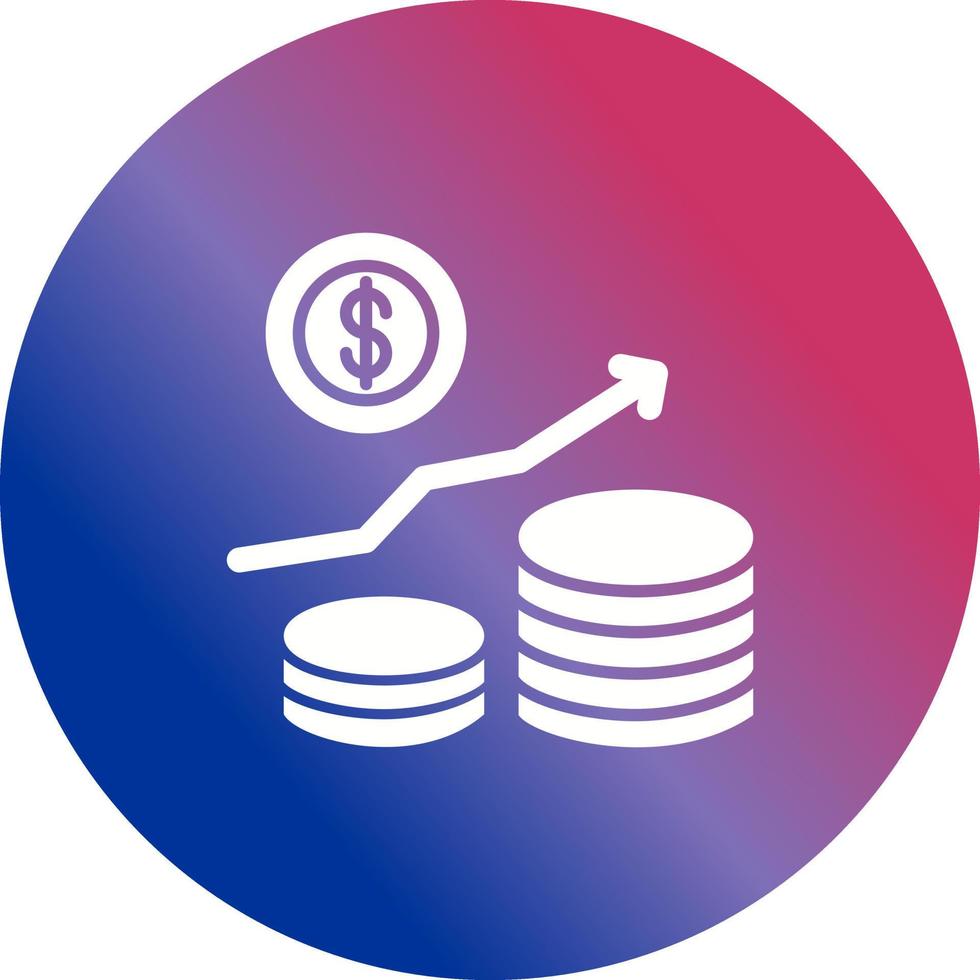 Money Growth Vector Icon