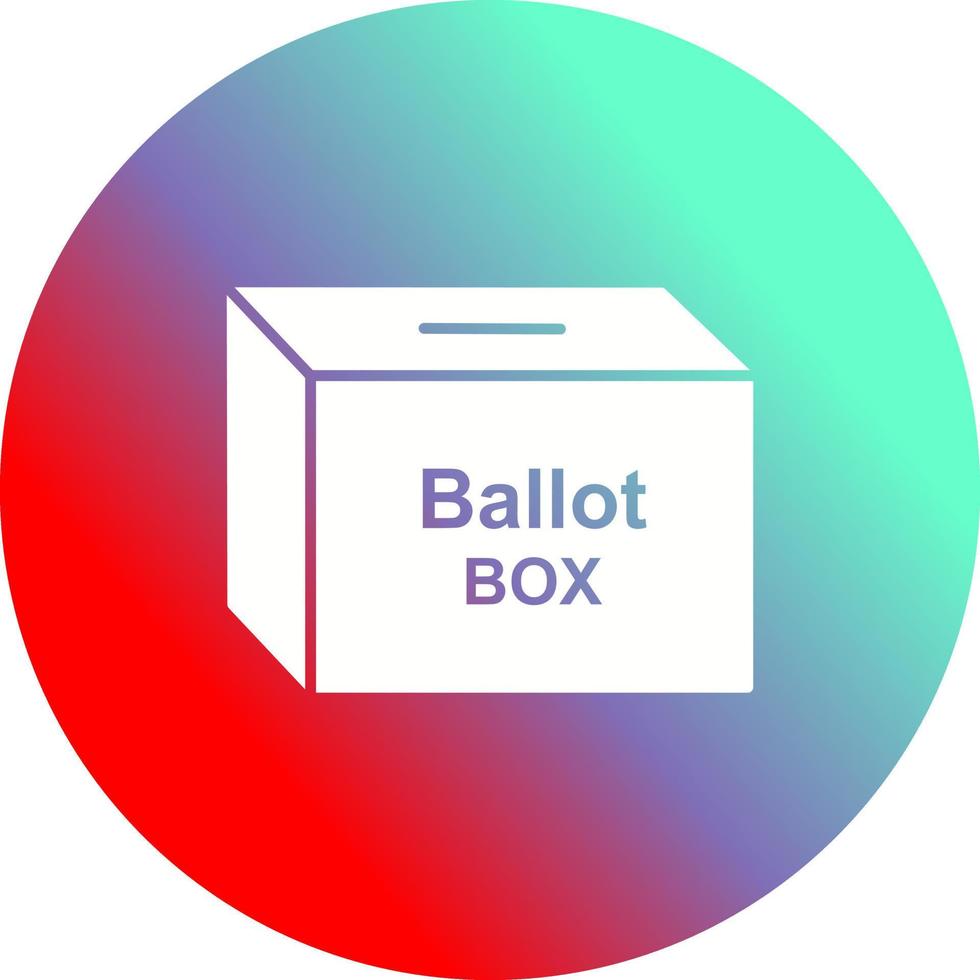 Ballot Box Vector Icon
