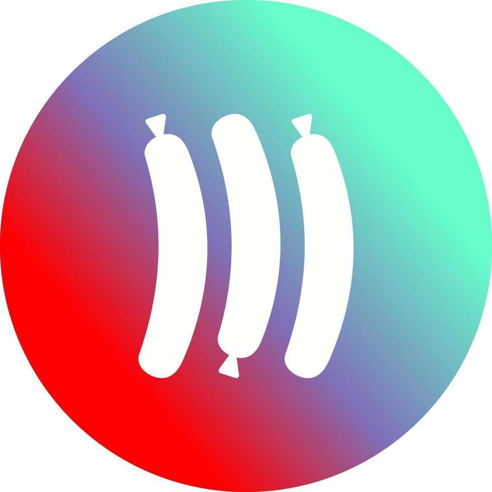 Hot Sausage Vector Icon