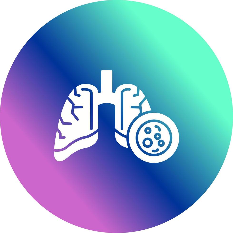 Lung Cancer Vector Icon