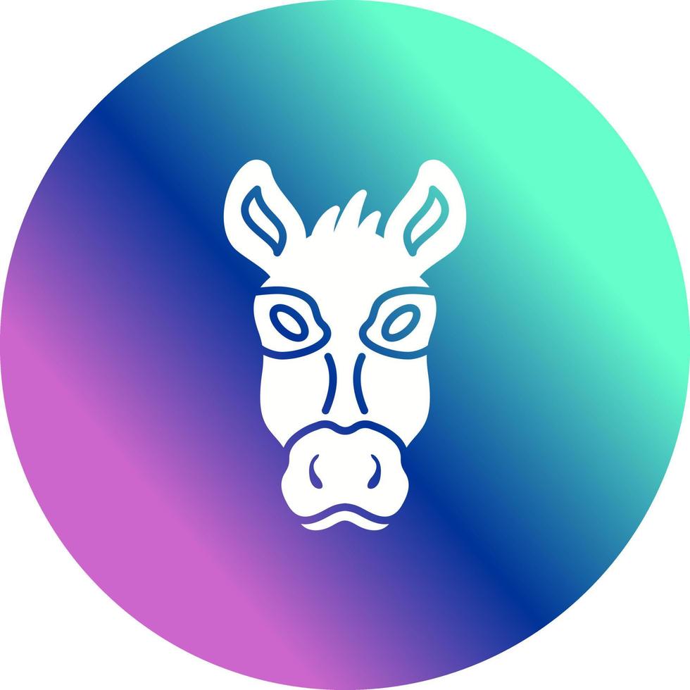 icono de vector de burro