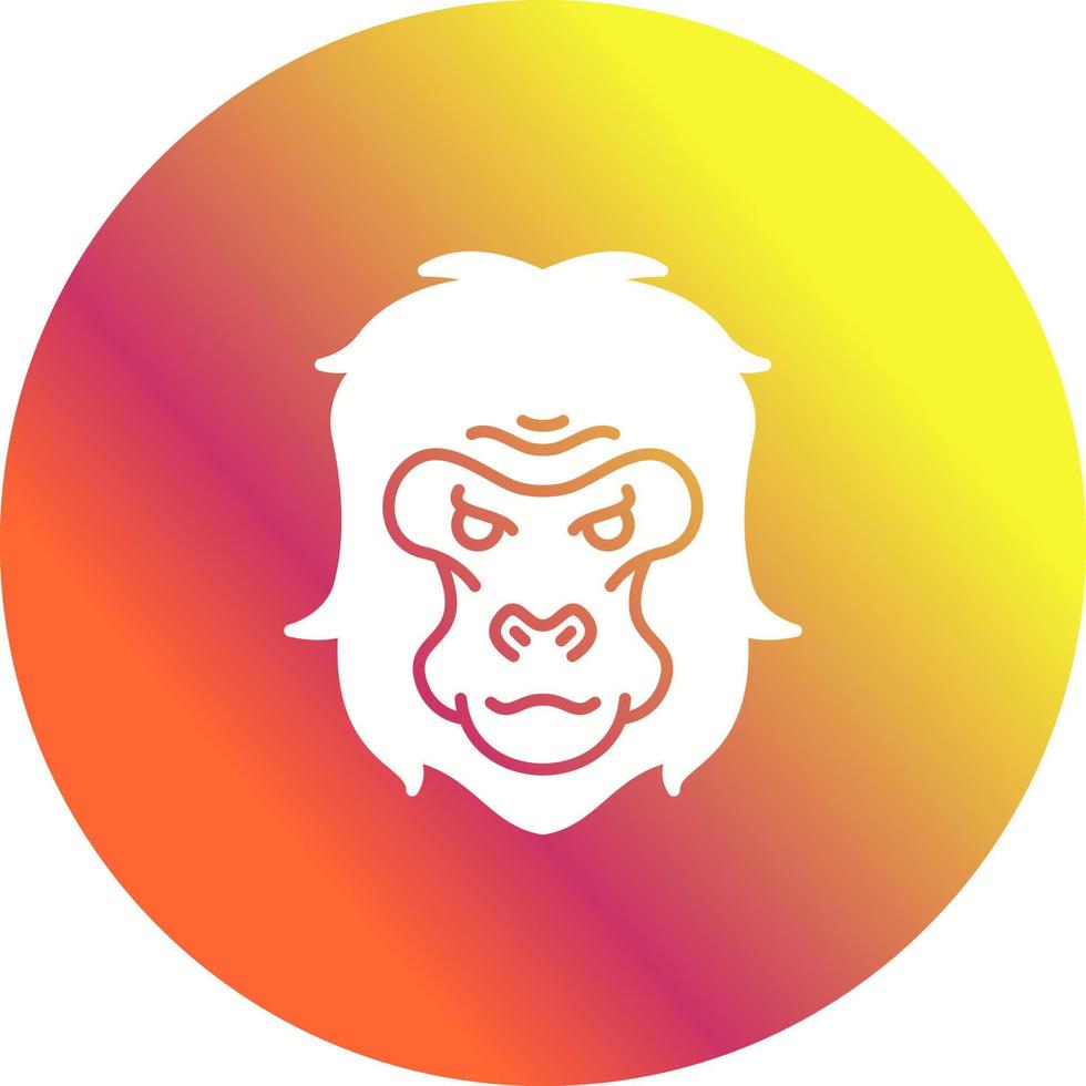 Gorilla Vector Icon