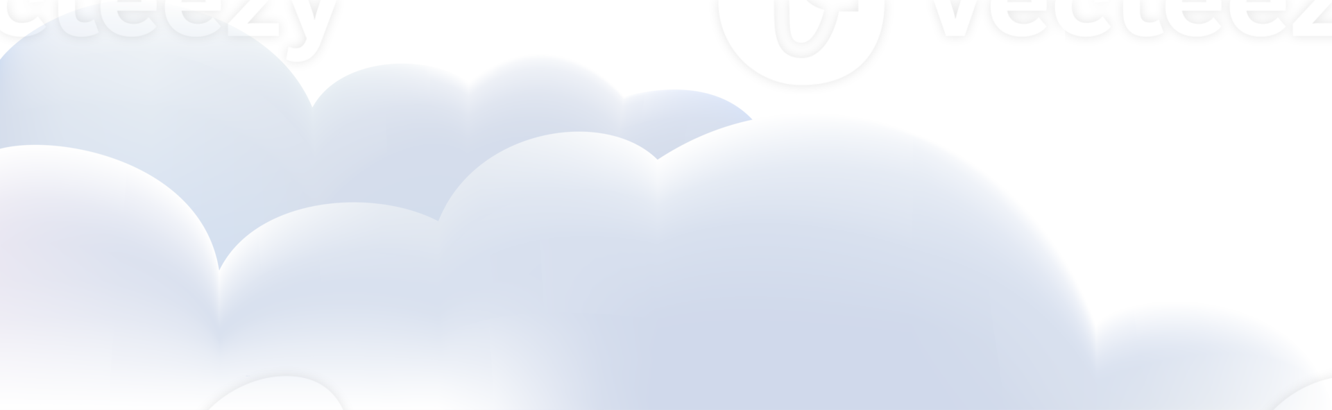 3d framställa moln på vit bakgrund, struktur, ikon vektor illustration png